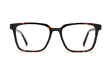 Trust Brown, Brown Acetate Square Glasses - Front