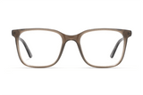 Marvel Grey, Oversized Square Grey Acetate Glasses - Front