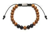 Oak Wood Bead Bracelet Macrame