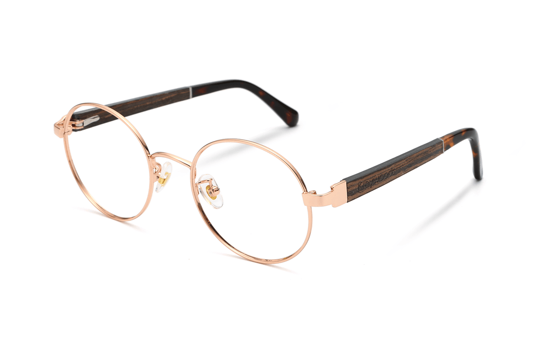 Joy Rose Gold Eyeglasses