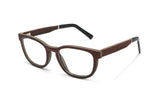 Bliss Purple, Small Rectangle Wood Glasse - Angled