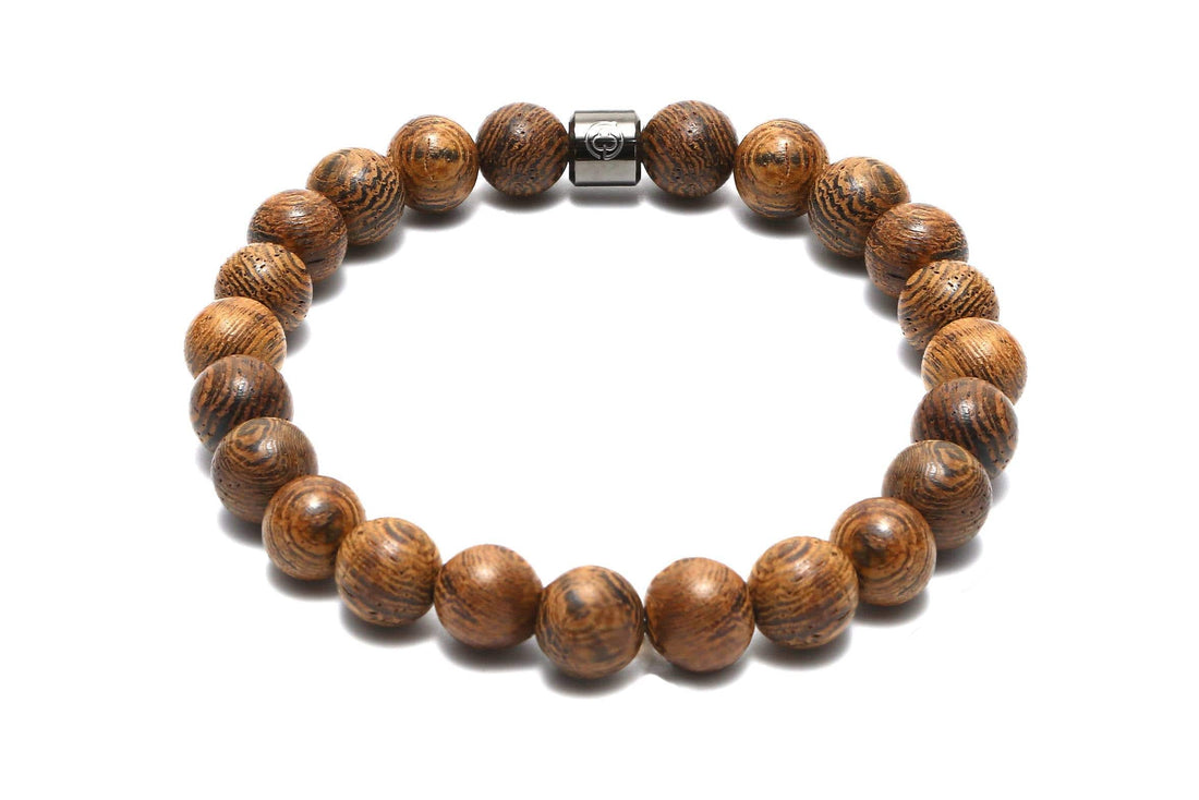 Oak Wood Bead Bracelet