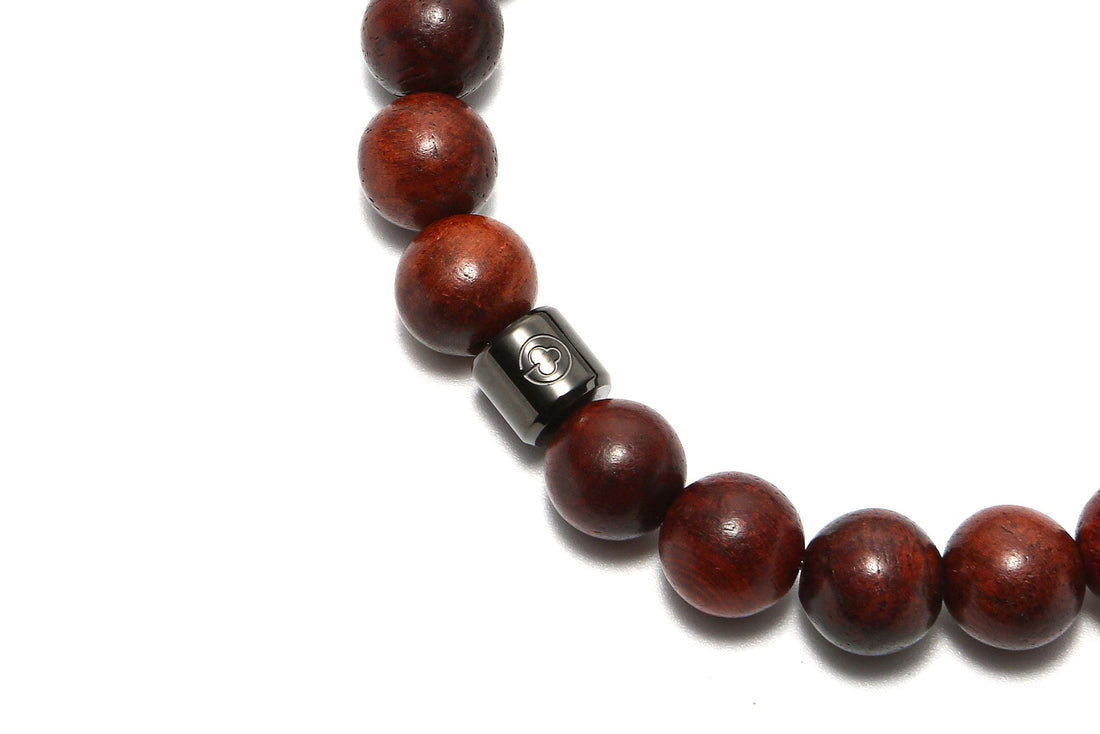 Rosewood Bead Bracelet 