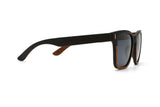 Oxford, Polarized Square Wood Sunglasses - Side