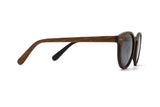 Ralph , Retro Round Wood Sunglasses - Side