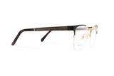 Enchanted Gold - Cat-Eye Eyeglasses in Gold Metal - Side