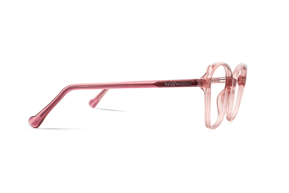 Glee Pink Eyeglasses Side