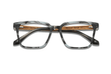 Trust Grey, Grey Acetate Square Glasses - Folded