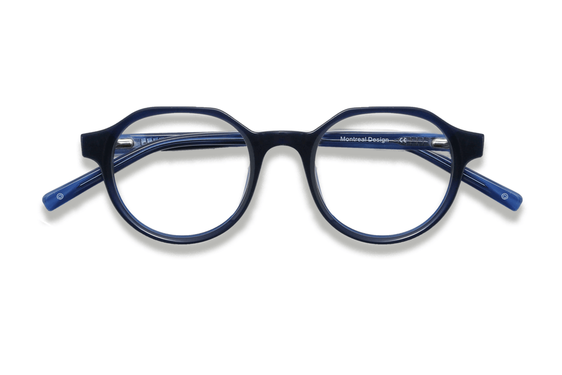 Wonder Navy Eyeglasses Folded