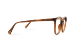 Serene Brown, Oval Brown Acetate Glasses - Side