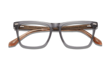 Grace Grey, Square Grey Acetate Glasses - Folded