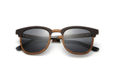 Casper, Browline Wood Sunglasses - Folded