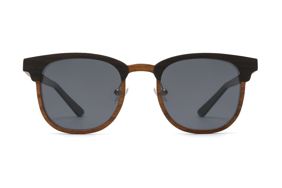 Casper, Browline Wood Sunglasses - Front