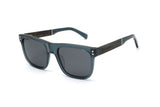 Grayson, Navy Square Sunglasses - Angled