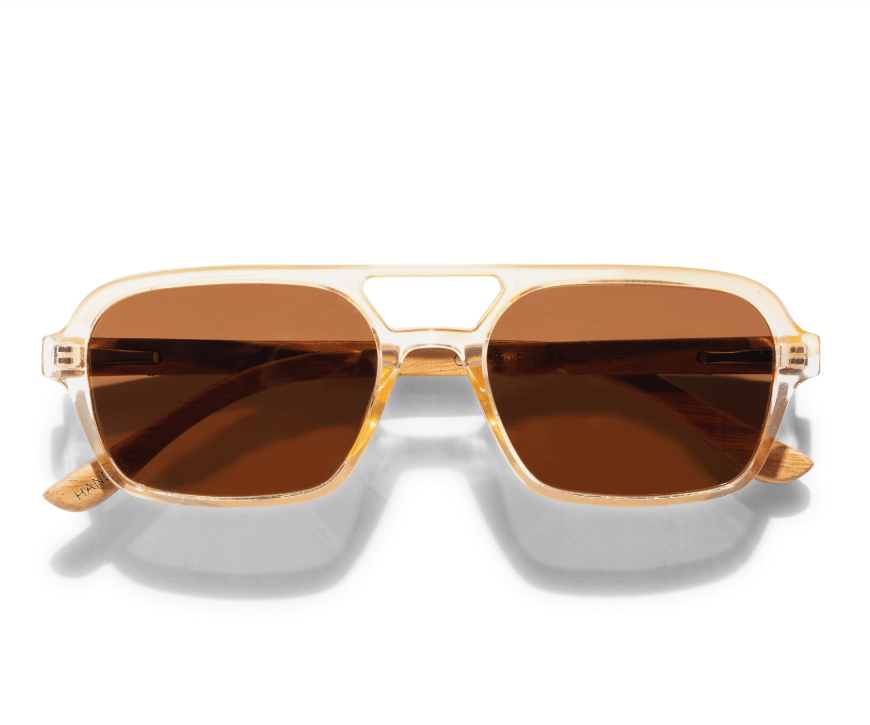 Kraywoods Stella, Tortoise Cat-Eye Sunglasses featuring Bamboo Arms and 100% UV Protection, Polarized Lenses 